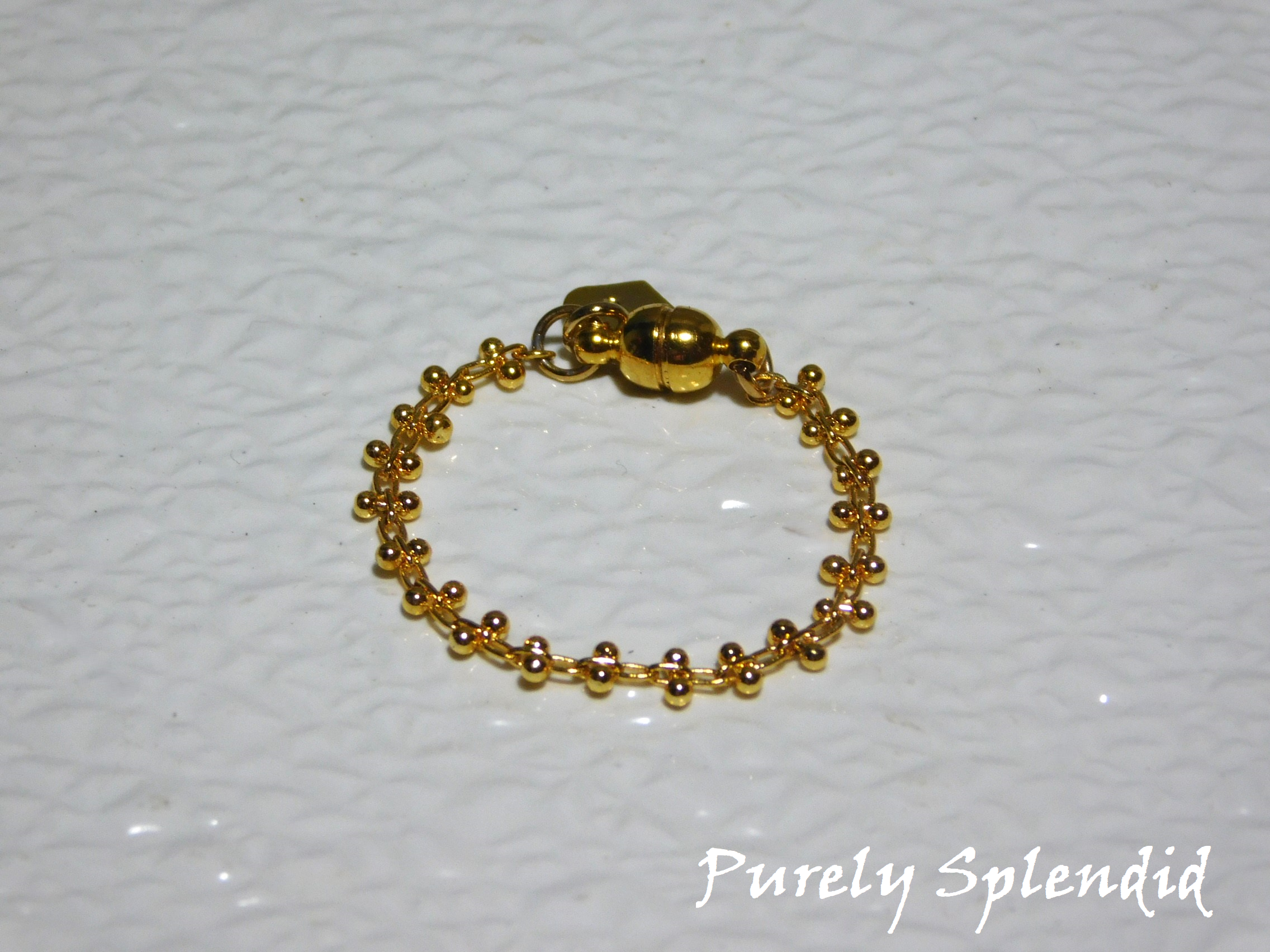 Dainty Gold Bracelet for 18 inch dolls