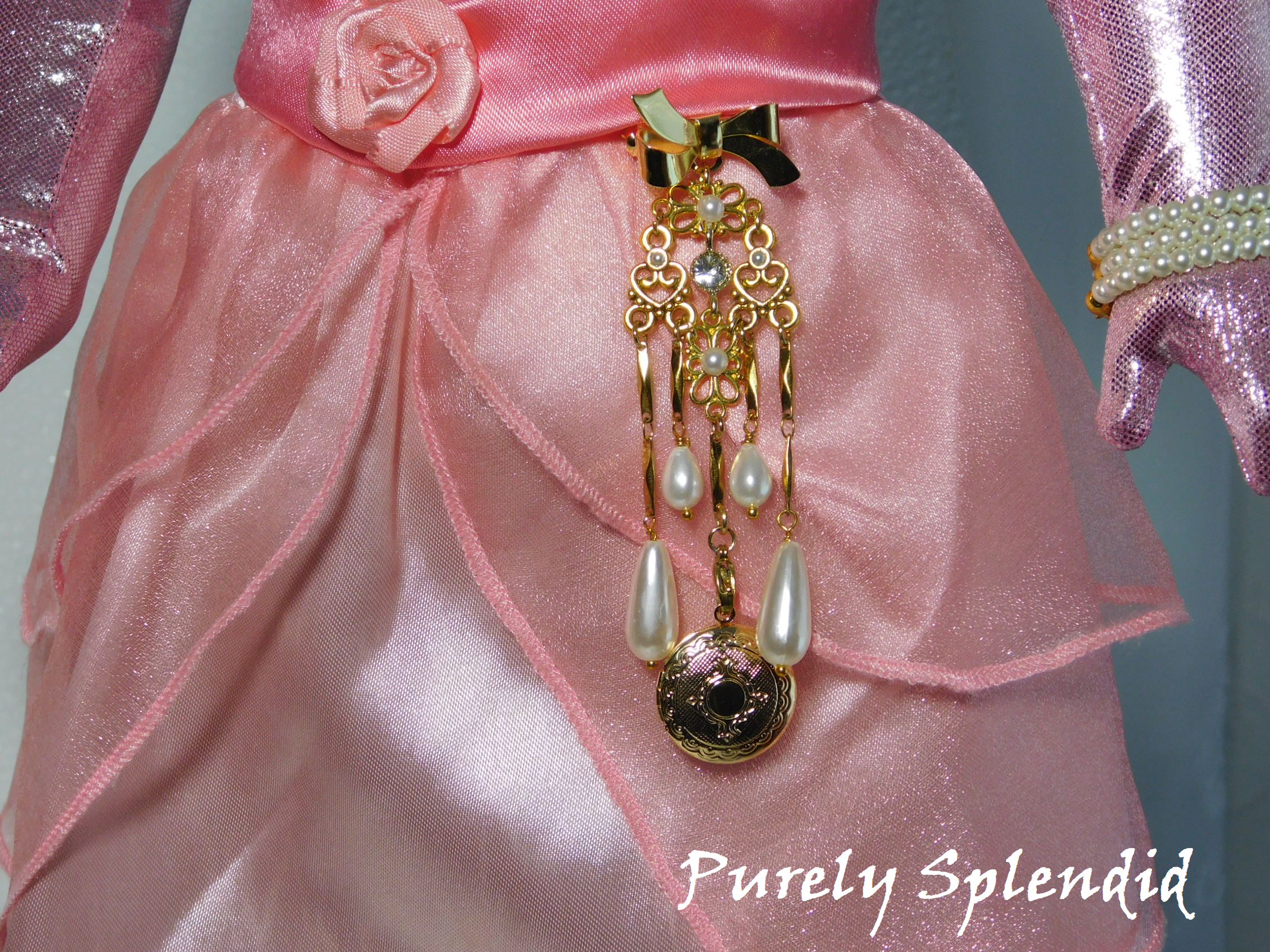 Fancy Chatelaine with watch