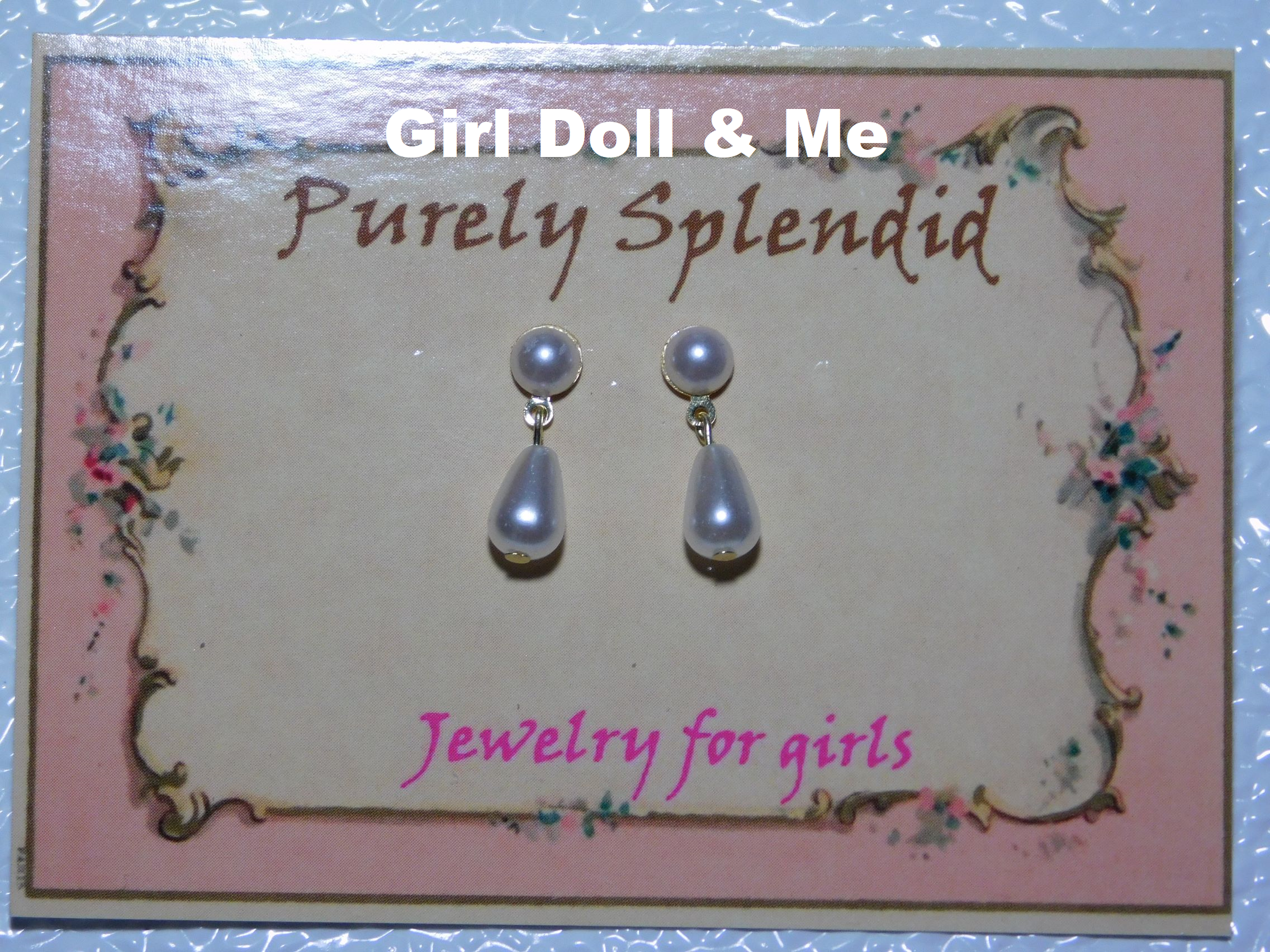 Girl Doll and Me Earrings