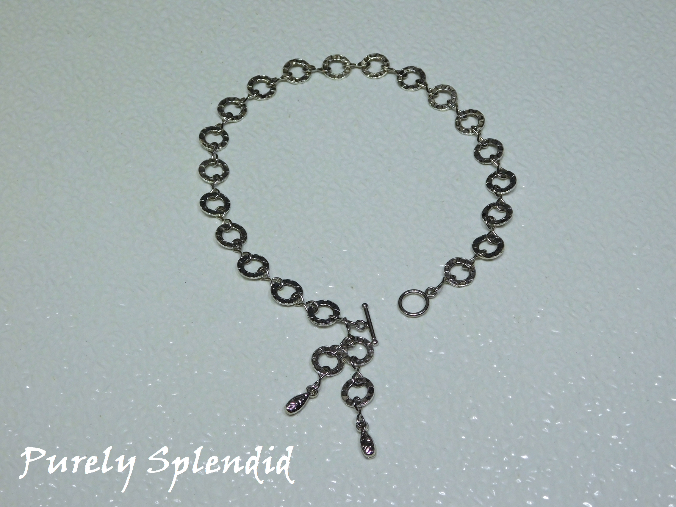 silver circle chain belt for dolls