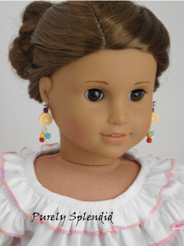Tropical Orange Earring Dangles