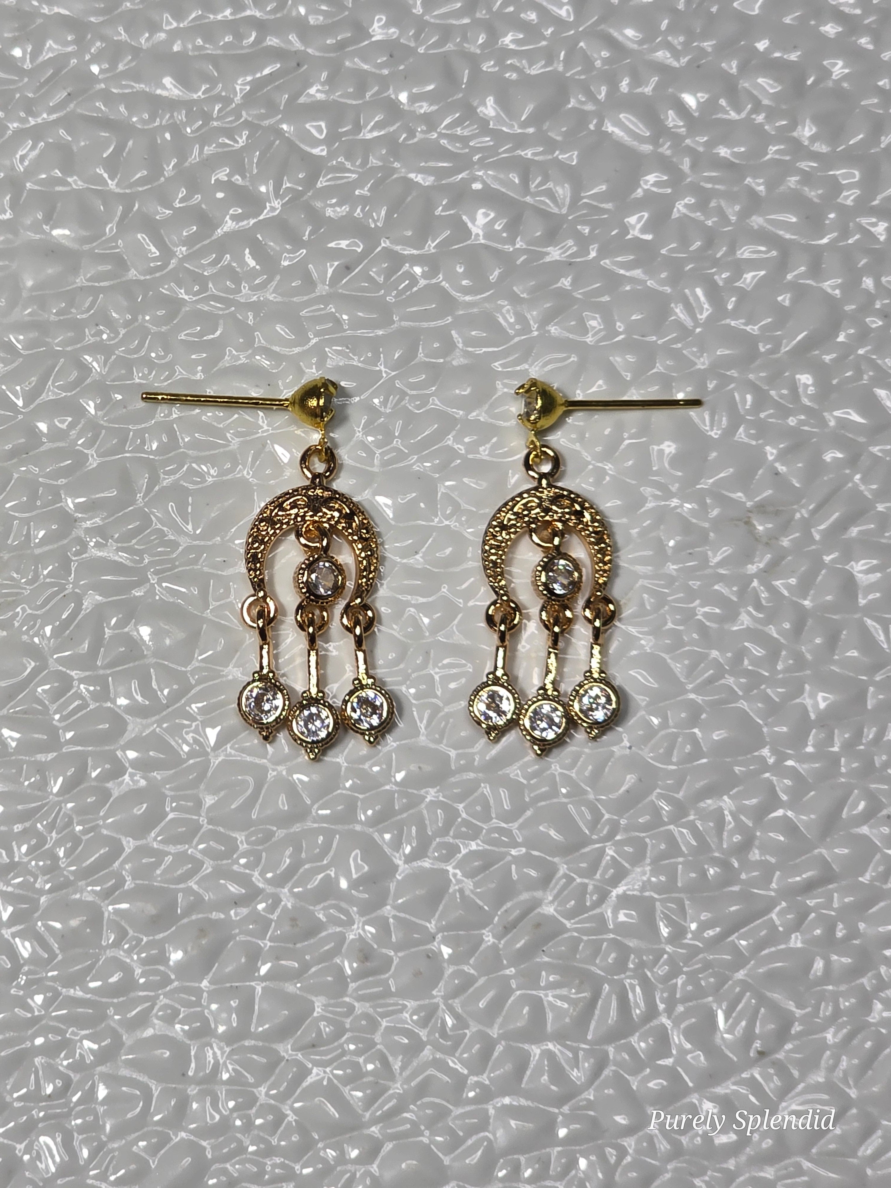 Indian Earrings for dolls who have pinholes