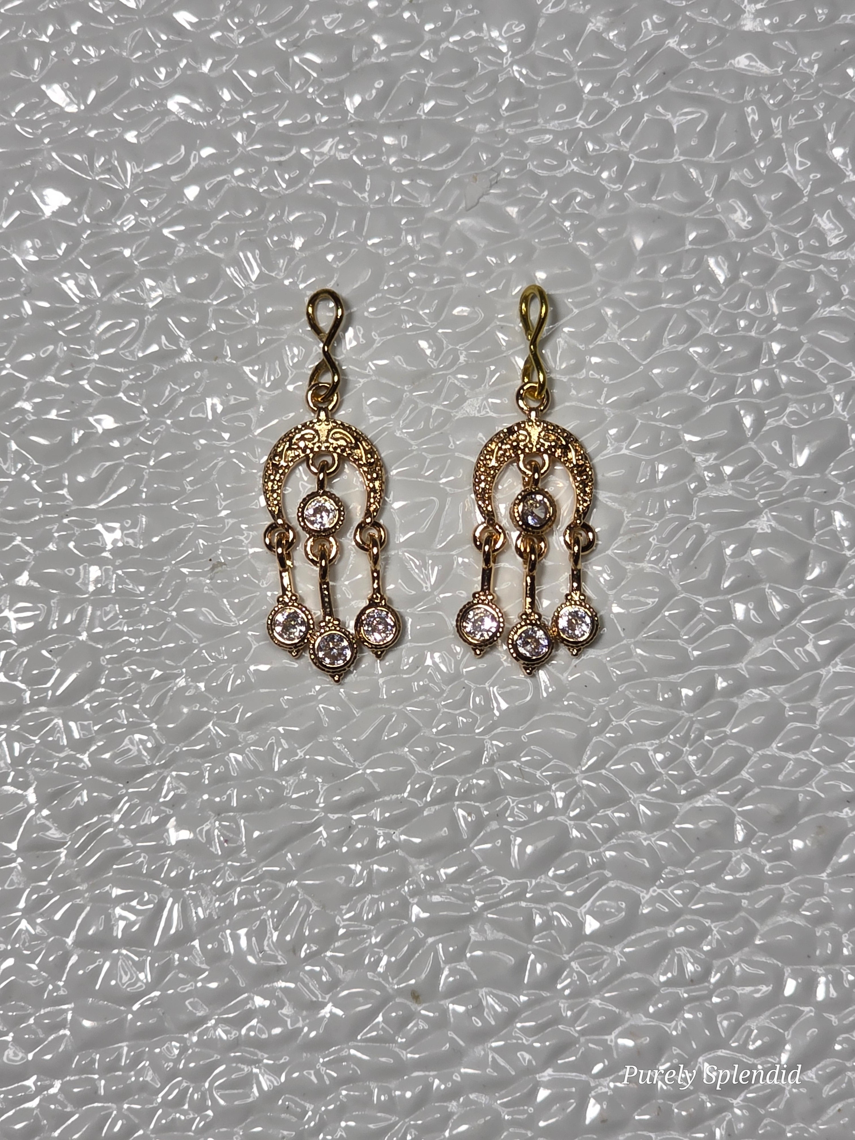 Indian Earrings for dolls who wear 2mm Studs