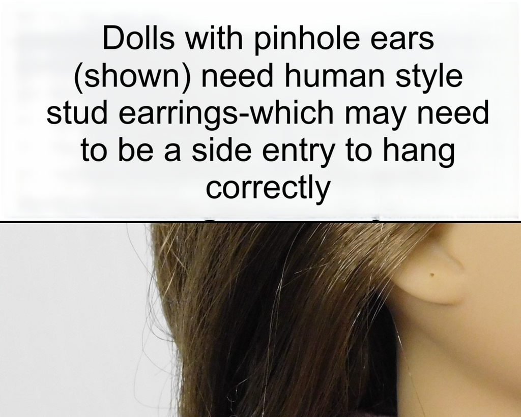 18 inch doll with pin hole - reference