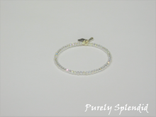 Load image into Gallery viewer, Small Aurora Borealis crystal beads make up this beautiful doll bracelet
