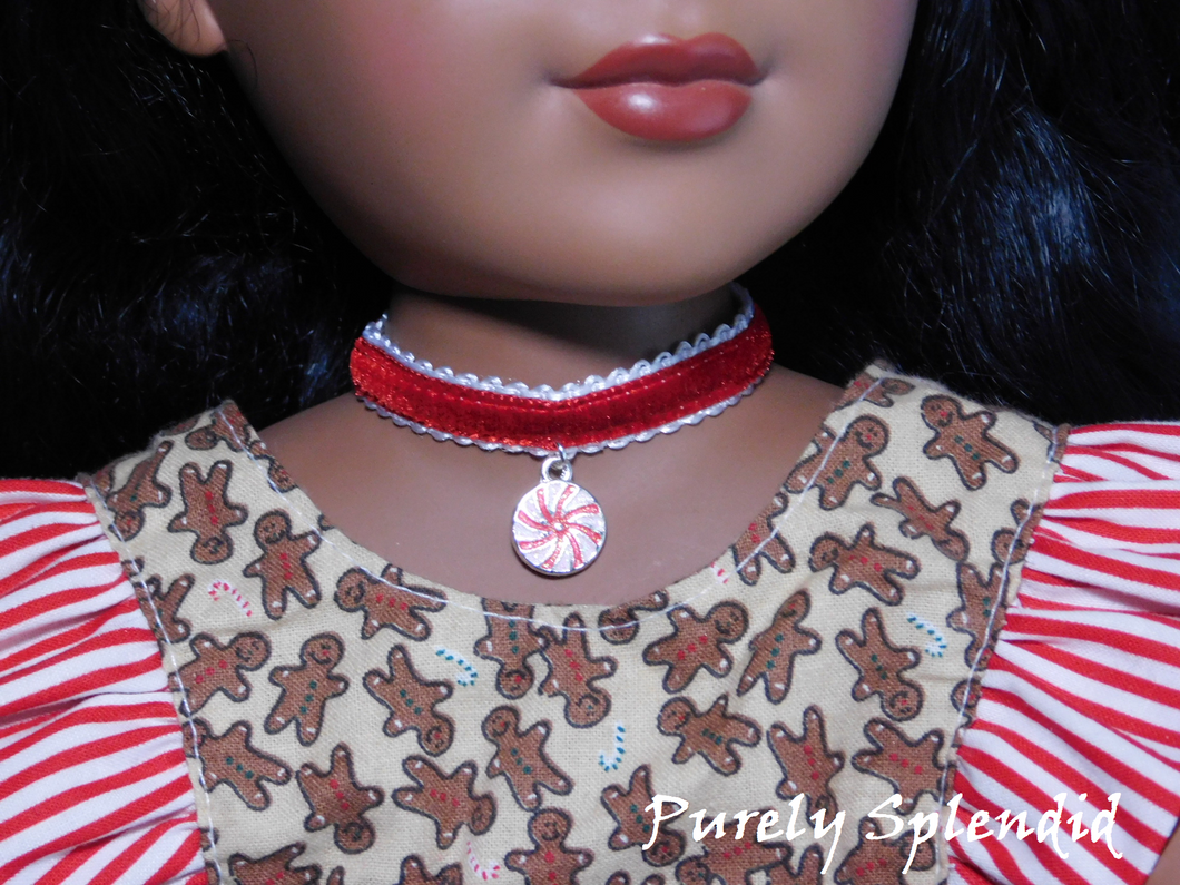 Christmas Candy Choker Necklace