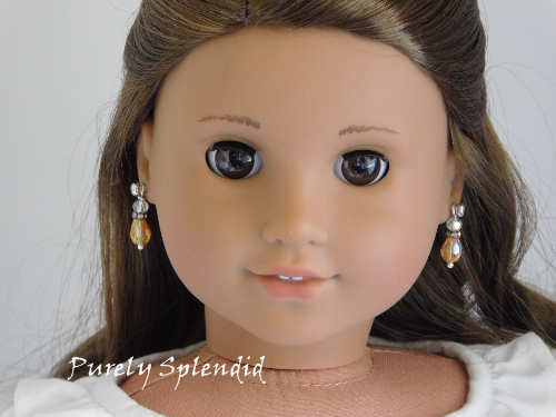 Crystal Earrings for dolls