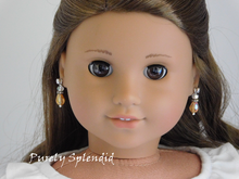 Load image into Gallery viewer, Crystal Earrings for dolls
