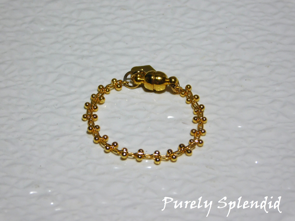 Dainty Gold Bracelet for 18 inch dolls