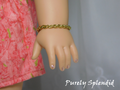 Gold Rope Bracelet for 18 inch dolls