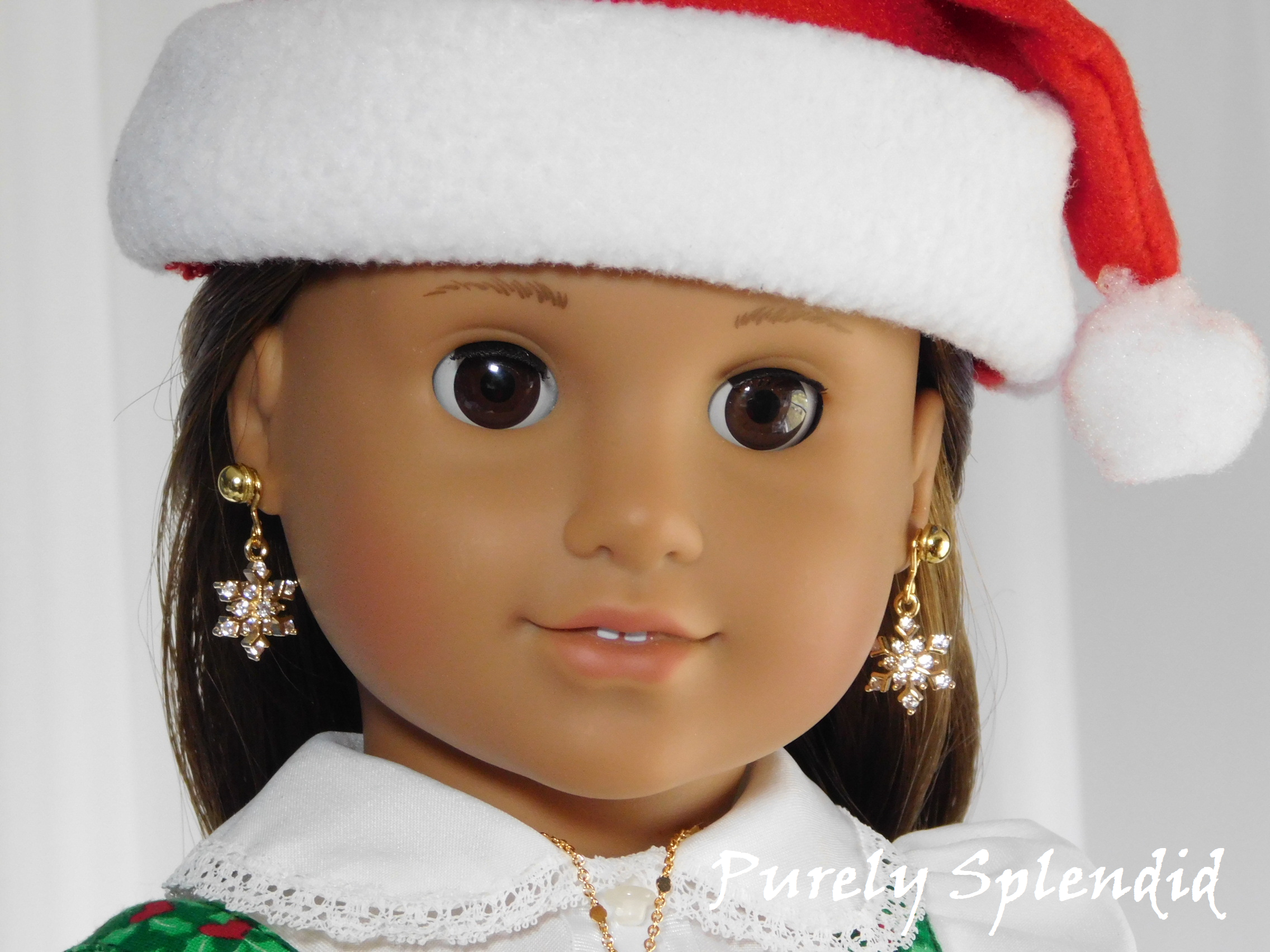 Gold Snowflake Earrings
