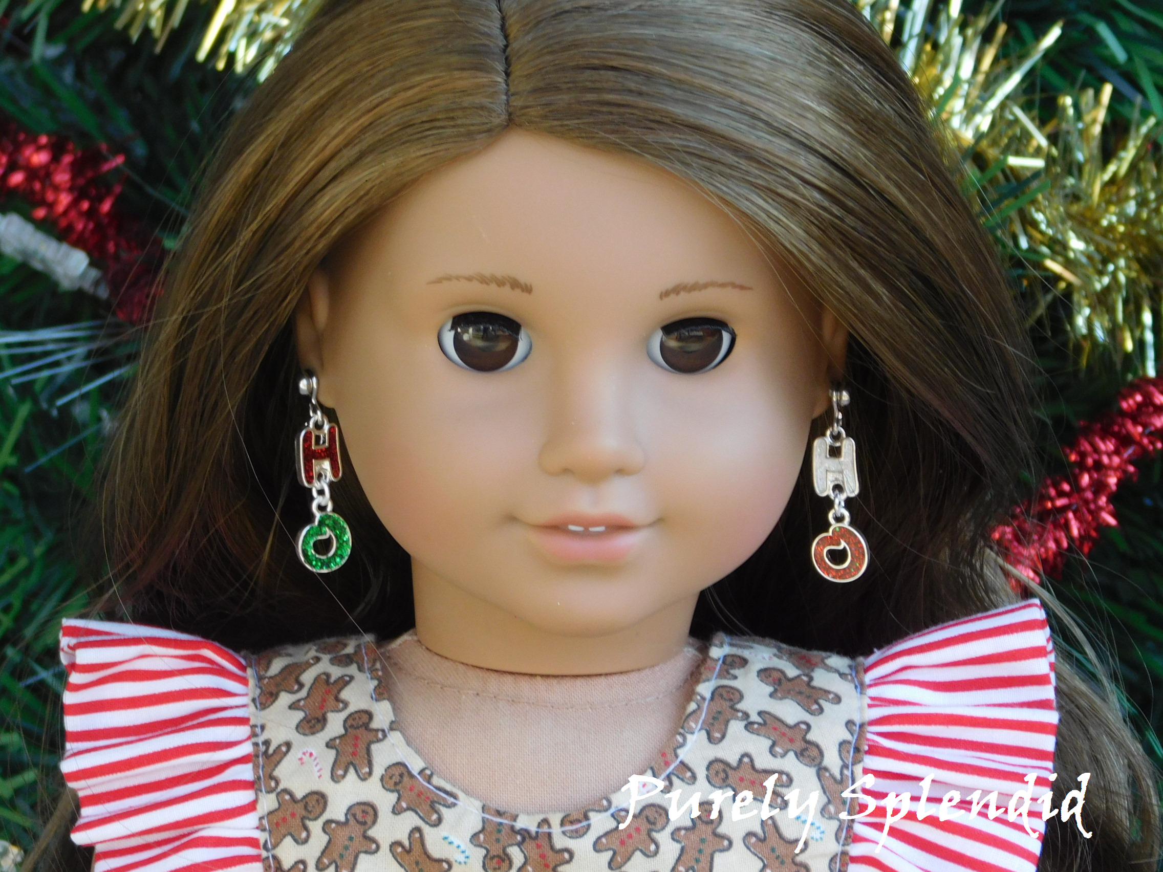 Ho Ho Earrings for dolls