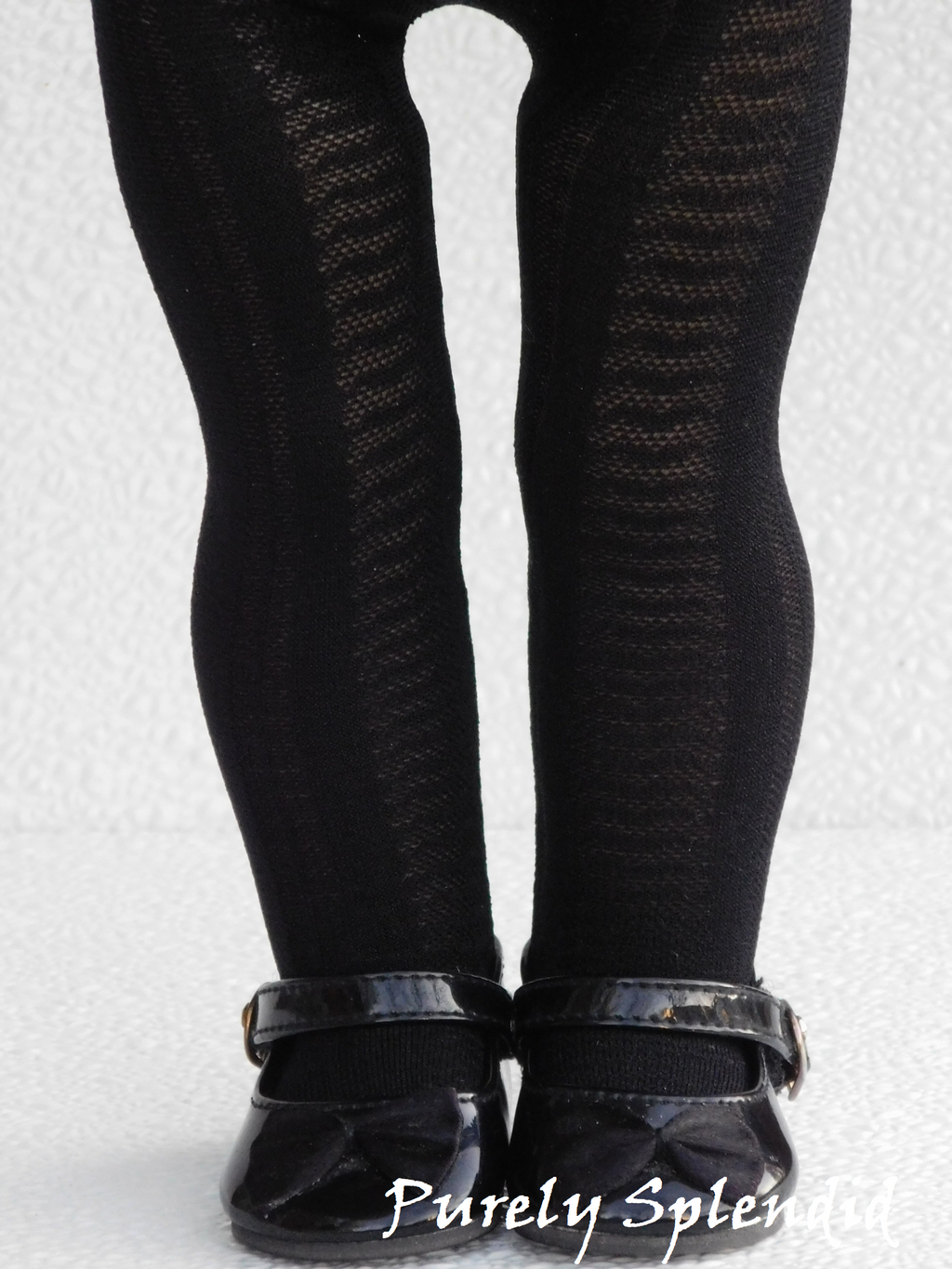 Lacy Back Striped Tights for 18 inch dolls