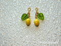 Lemon Earrings to use with 2mm Studs 