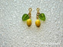 Load image into Gallery viewer, Lemon Earrings to use with 2mm Studs 
