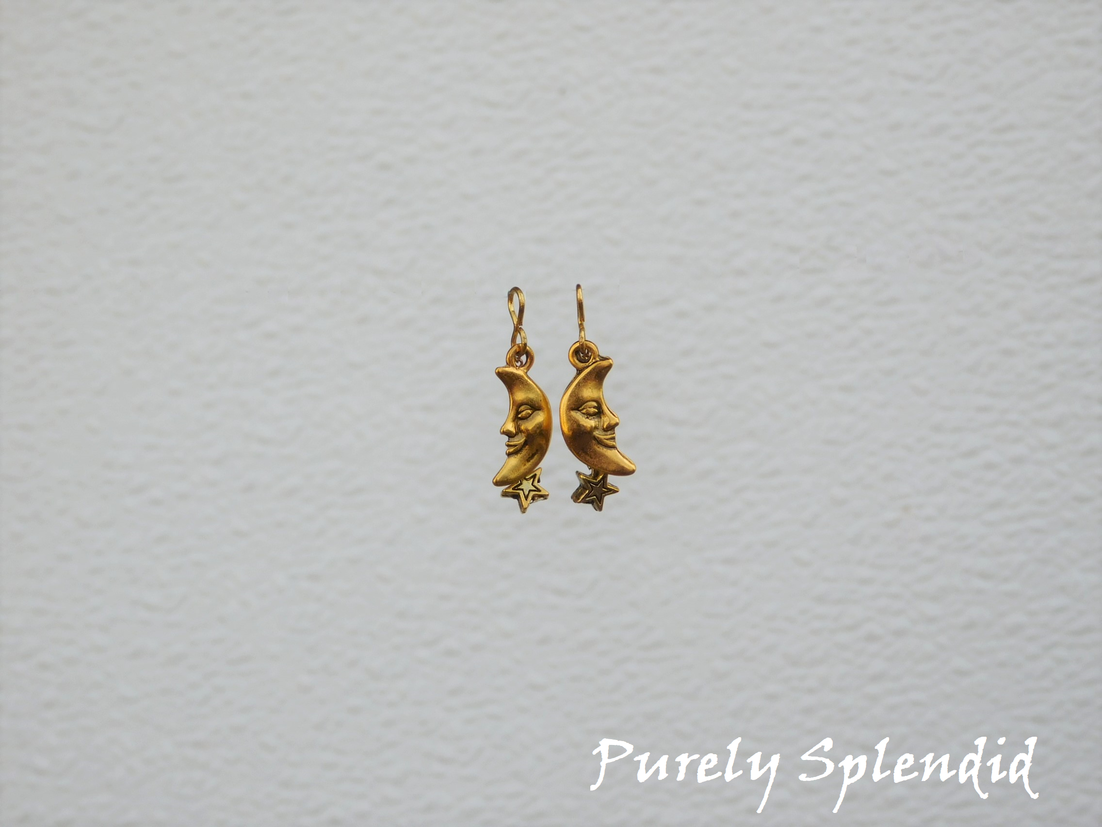 Moon and Star Earrings for dolls