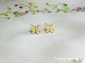 Pearl Butterfly 2mm Studs for dolls