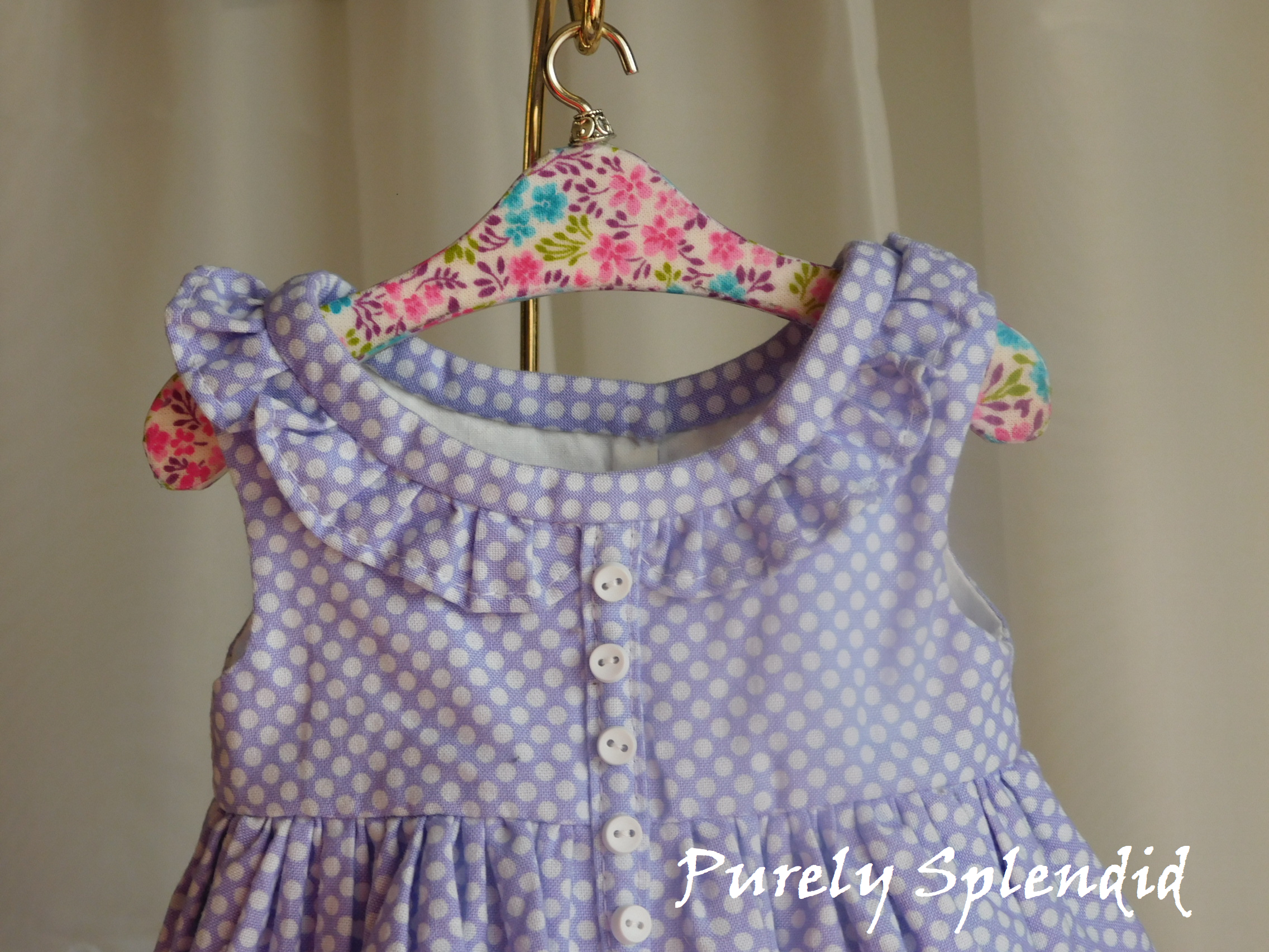 Clothes Hangers Pink and Blue Floral