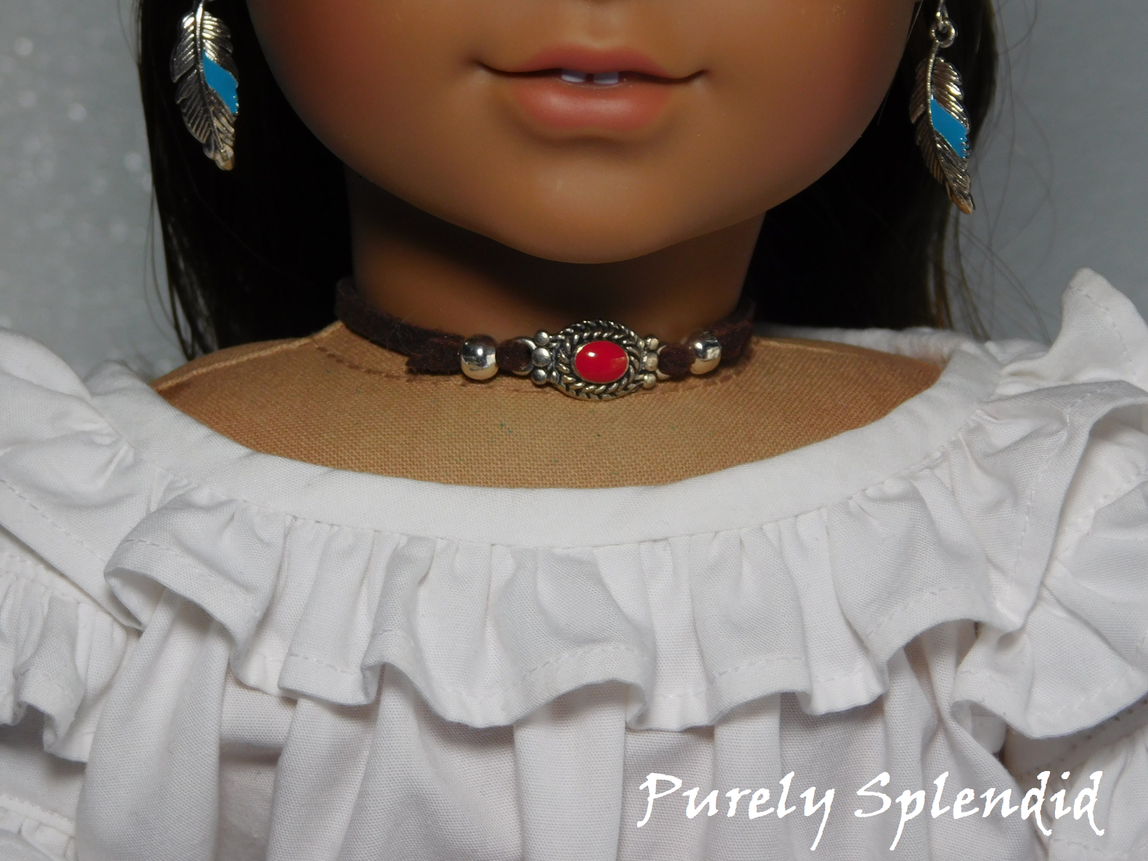 Red Western Choker