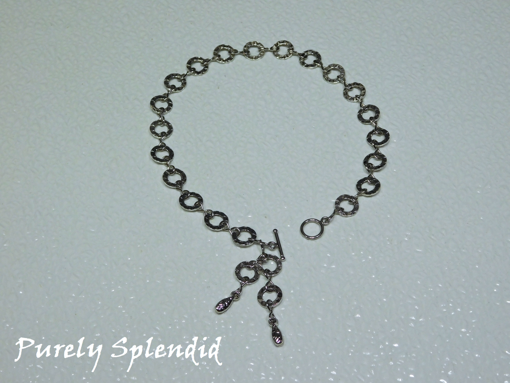 silver circle chain belt for dolls