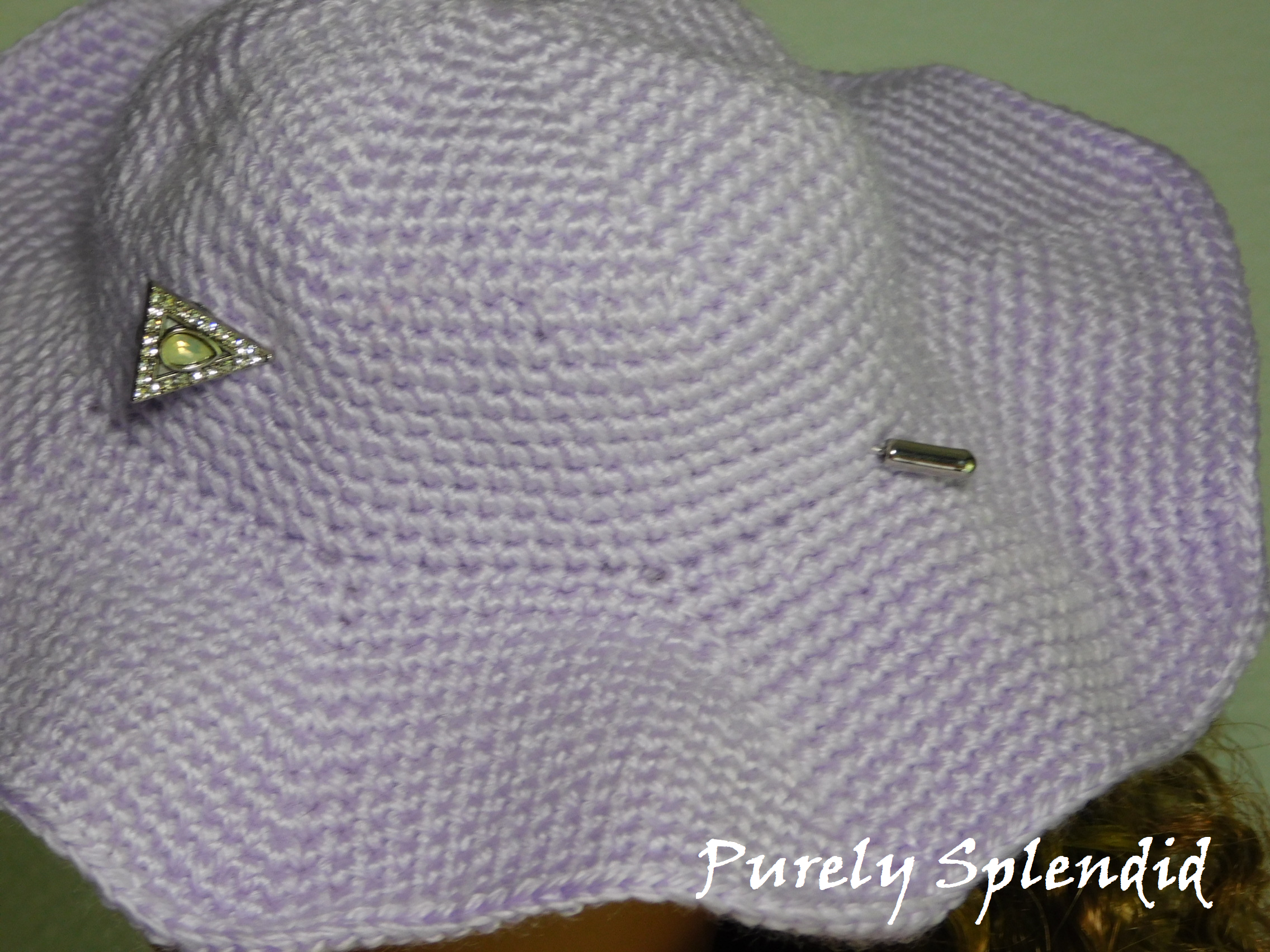 silver hat pin for dolls