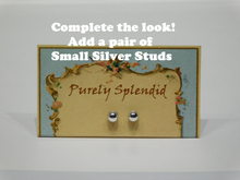 Load image into Gallery viewer, Small Silver 2mm Studs for dolls
