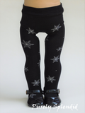 Snowflake Tights for 18 inch dolls