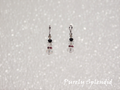crystal snowmen earrings