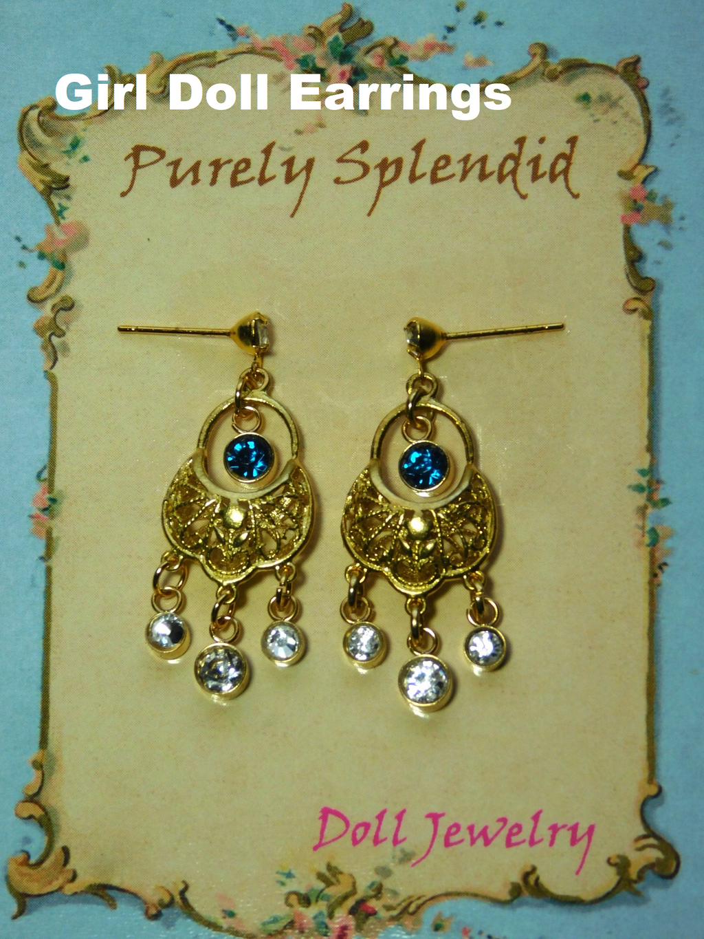 Sparkling Indian Fashion Earring Dangles 16 Color Options