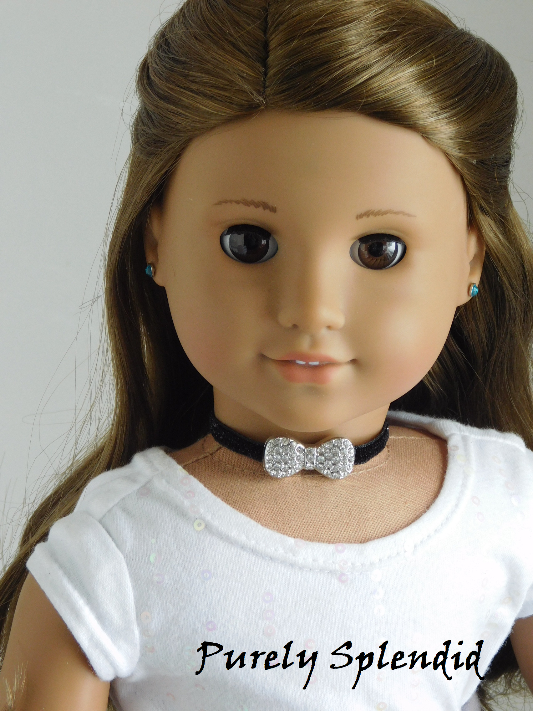 Sparkling Bow Tie Choker