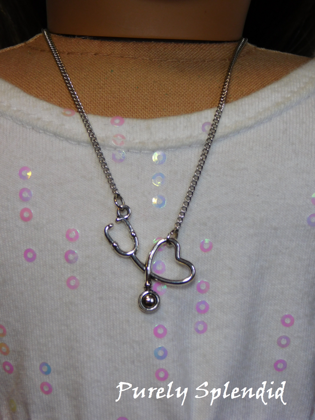 Stethoscope Love Necklace