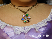 Load image into Gallery viewer, Gemstone necklace with secret message - dearest
