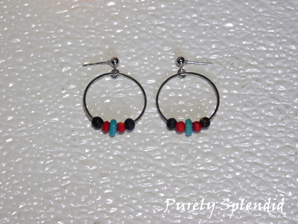 Girl Doll and Me earrings are for dolls who have pin holes or humans who wear pierced earrings