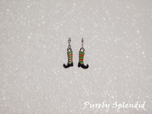 Load image into Gallery viewer, Cute Witches Shoes Earrings - &quot;2 use with 2mm Studs&quot; variety
