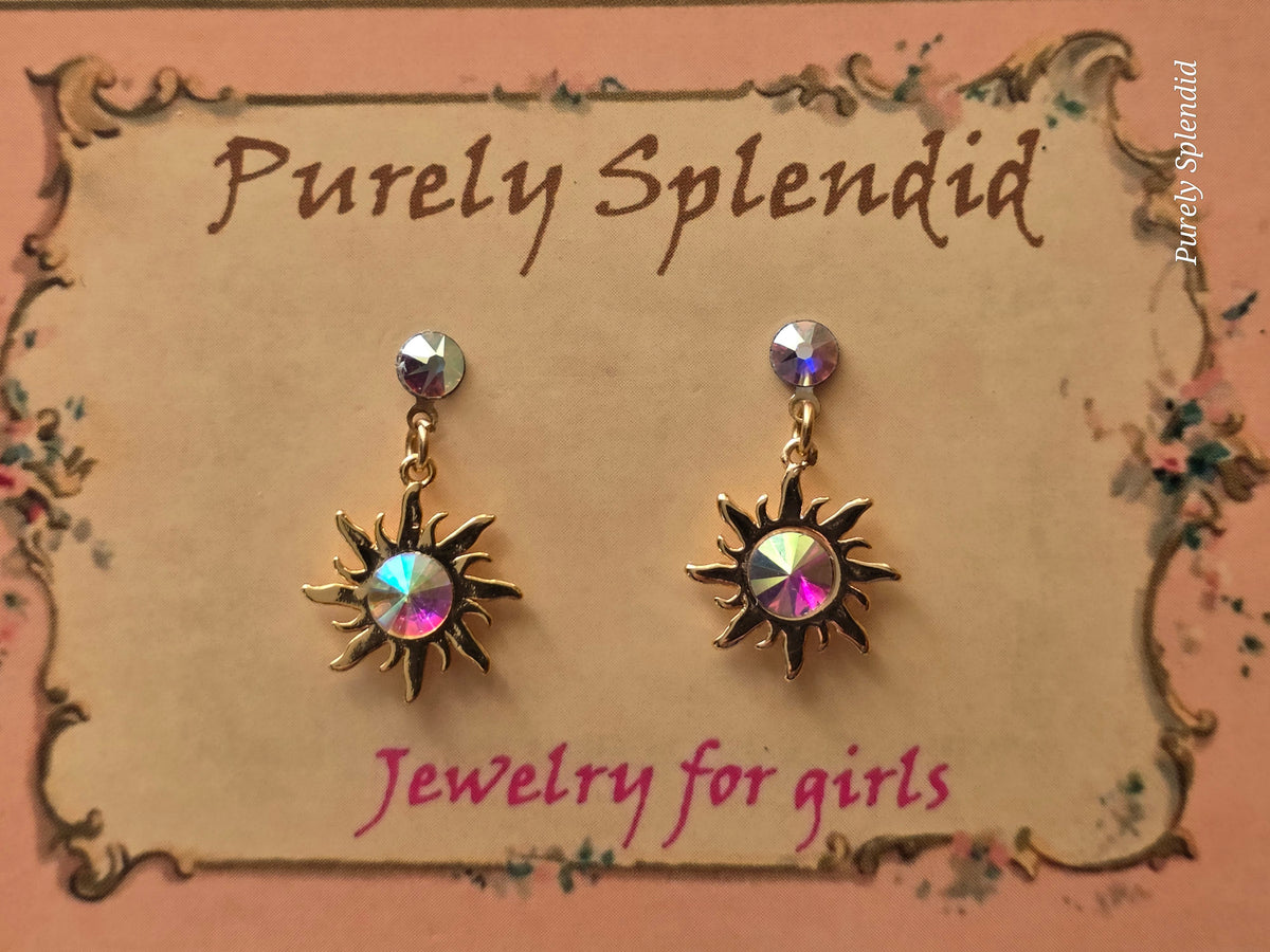 Rapunzel Earrings for humans who wear pierced earrings / American made / Purely Splendid