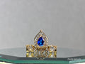 Blue sparkling Jasmine Crown for dolls