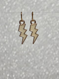 Lightning Bolt Earrings for 18 inch girl dolls who have 2mm earring holes / American made / Purely Splendid