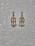 Indian earrings for 18 inch girl dolls who wear 2mm studs | American made | Purely Splendid