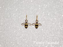 Load image into Gallery viewer, Bee Earring Dangles for dolls 
