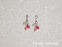 Load image into Gallery viewer, Bubblegum colored Pearl Earrings

