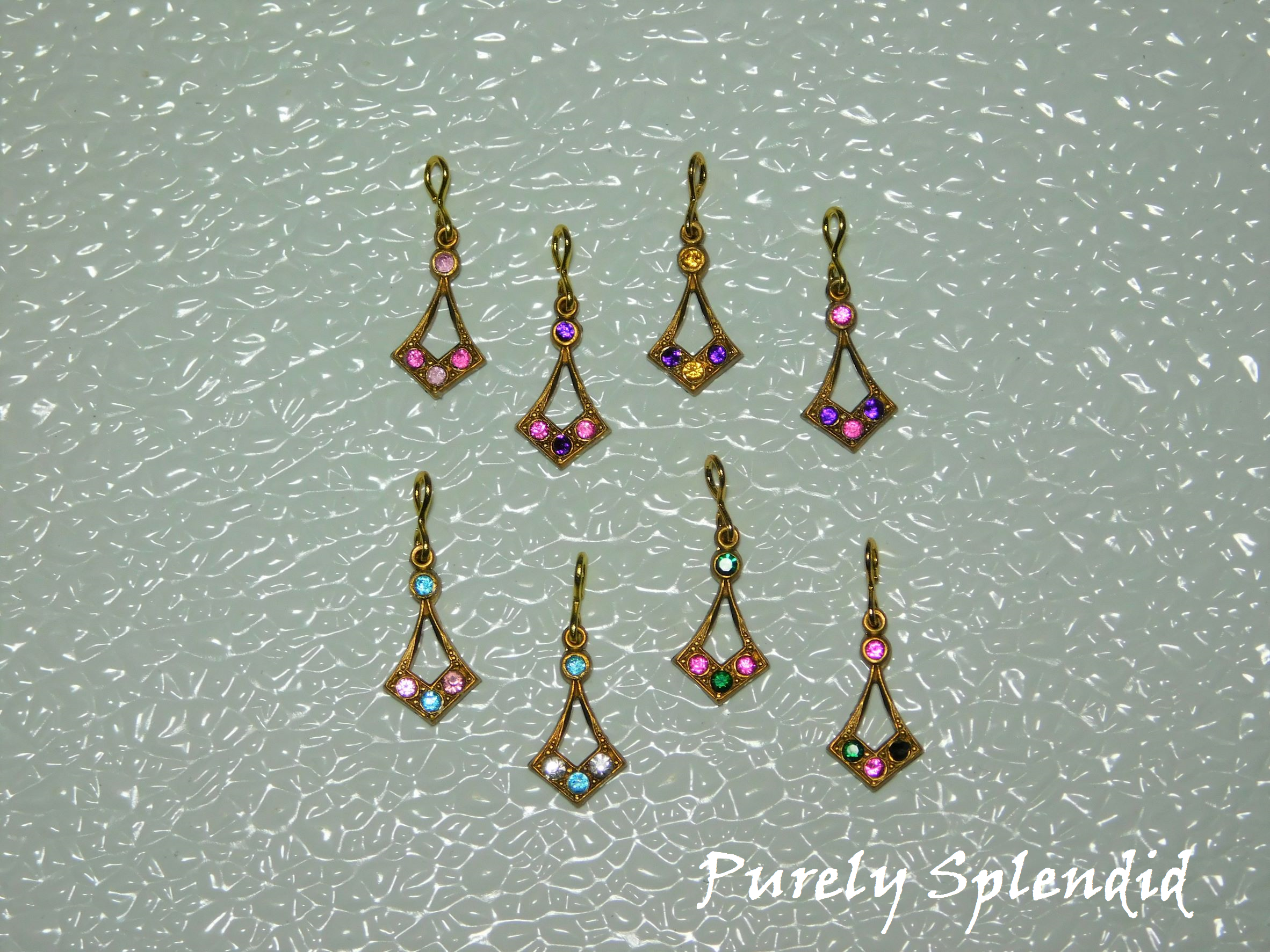 ideas for these Create Your Own Rhinestone Earring Dangles