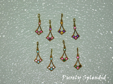 Load image into Gallery viewer, ideas for these Create Your Own Rhinestone Earring Dangles
