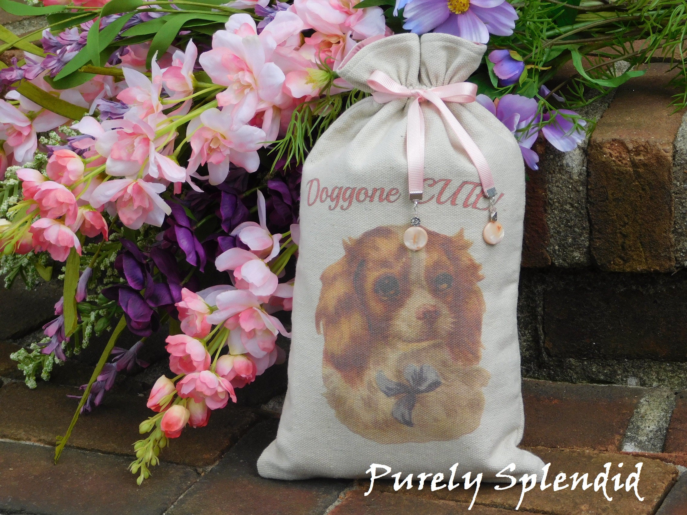 Cat and Dog Fabric Gift Bags