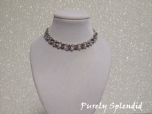 Load image into Gallery viewer, Elegant Evening Necklace - silver color
