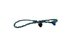 Load image into Gallery viewer, blue, green and white Friendship Bracelet
