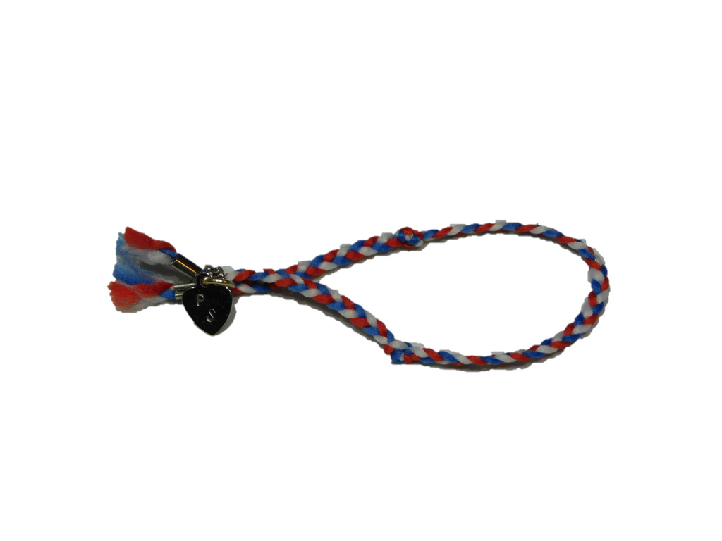 red, white and blue Friendship Bracelet