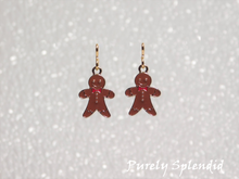 Load image into Gallery viewer, Gingerbread Men Earrings for dols
