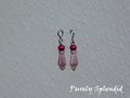 Holiday Pink Pearl Earrings