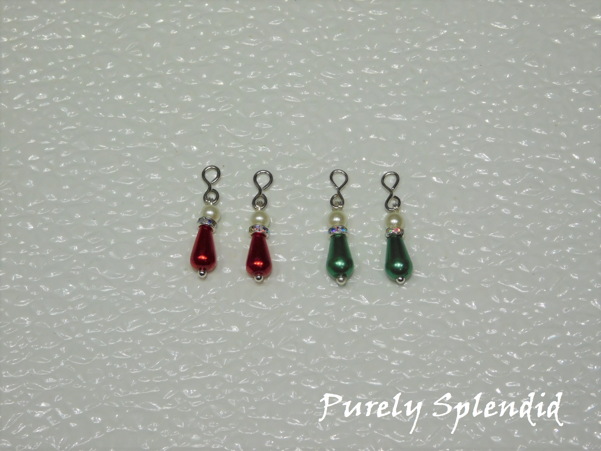 Holiday Pearl Earrings for dolls