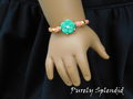 Jade Flower Bracelet